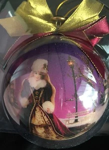 "FROM BARBIE WITH LOVE" Decoupage Ornament With Stand 1996 *NEW IN BOX* Mattel - Picture 1 of 10