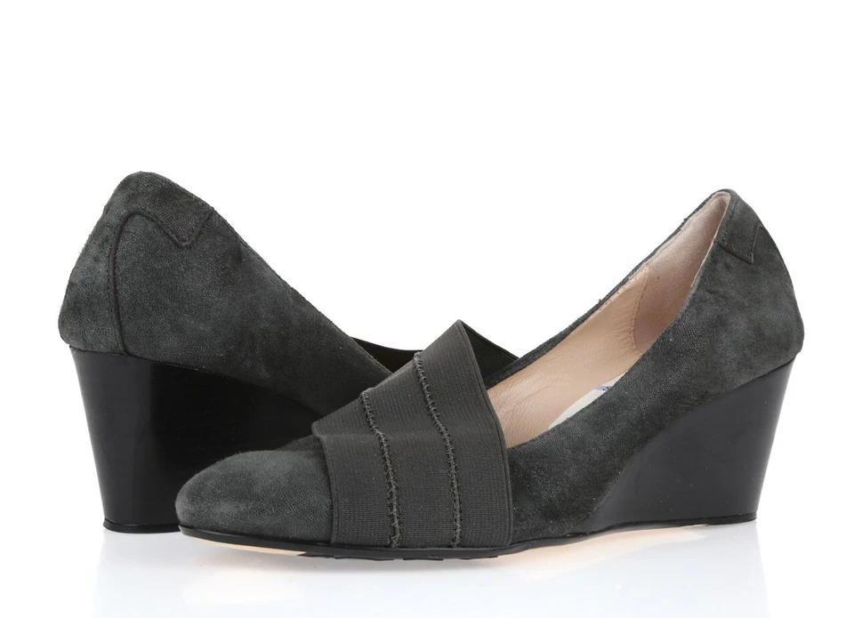 Mujer TARYN ROSE 227908 Gris Gamuza Cuña Tacones/Bombas Talla 9 M Foto 1 de 4