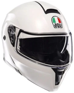 Casco modulare Agv Streetmodular Mono Matt Black Materia White helm  TAGLIA S - Foto 1 di 4