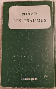 Les Psaumes En Traduction Francoise French Translation Hebrew Psalms Librairie C - Picture 1 of 8