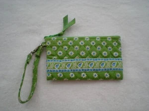 Vera Bradley Apfelgrün Kalbsleder Geldbörse nicht mehr produziert 2004 - Bild 1 von 7