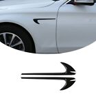 Glossy Black Side Wing Air-Flow Intake Vent Trim-Fender Fit For Mercedes Forbenz