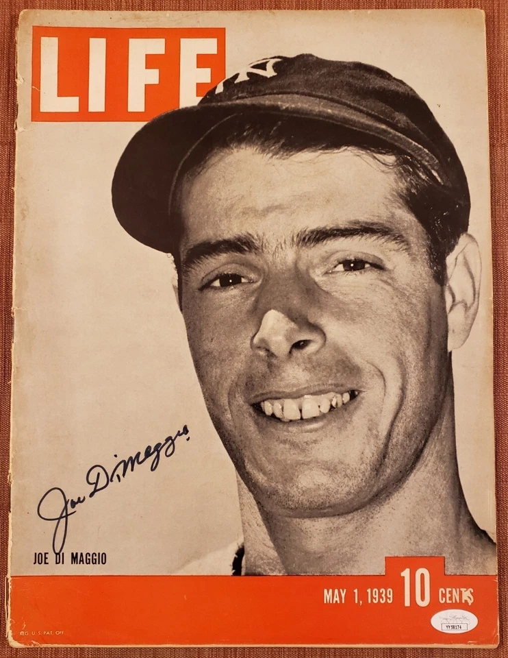 1939 Full Life Magazine Joe Dimaggio New York Yankees AUTO JSA LOA #YY58174 - Image 1 of 4