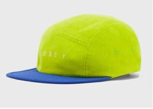 Totalmente Nuevo Obey Hollow 5 Panel Correa Sombrero Gorra Azul Lima Talla Única 100490070-LME - Imagen 1 de 3