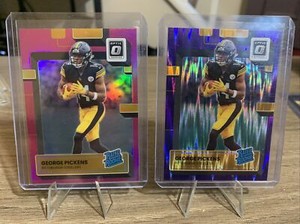 2022 Donruss George Pickens Optic Purple Shock & Pink Holo Rated Rookies (RC) 🔥