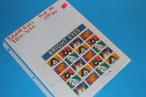Panel ojos brillantes Estados Unidos 3230-3234 MNH sellos azules frescos CADA UNO - Imagen 1 de 2