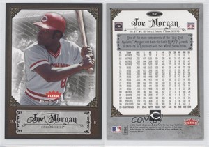 2006 Fleer Greats of the Game Copper /299 Joe Morgan #52 HOF