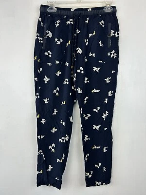 Pantalones Anthropologie Hei Hei Mujer M Nuevo Estampado Harén Estampado Azul Marino Leer Foto 1 de 4