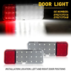 2X LED Door Panel Light Courtesy Light For 1997-02 Ford Expedition White & Red O - Picture 1 of 11