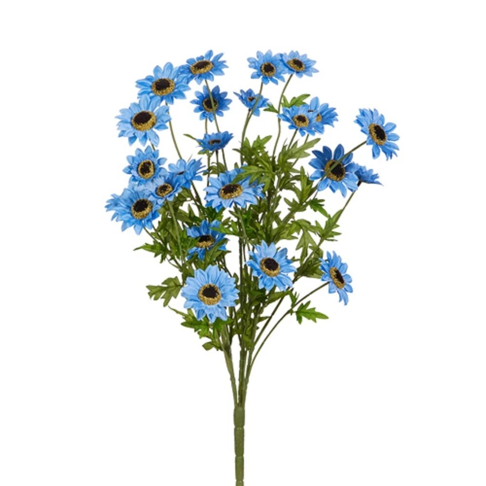 Raz Imports Black Eyed Susan Spray, Blue - 25" (F4502143) Foto 1 de 1