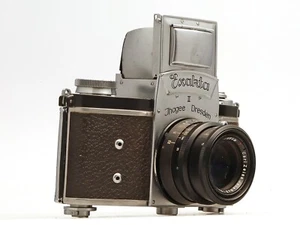 Ihagee Dresden SLR Kamera Exakta II mit Carl Zeiss Jena 1:2 5.8cm T - defekt ! - Bild 1 von 6