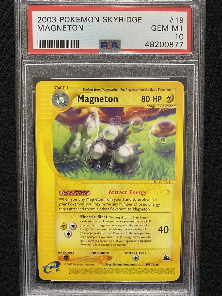 2003 Pokemon Skyridge Magneton 19/144 PSA 10 Gem Mint - Image 1 of 1