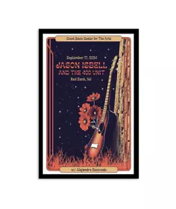 Póster de concierto Jason Isbell y la unidad 400 17 de septiembre de 2024 espectáculo en Red Bank, Nueva Jersey - Imagen 1 de 8