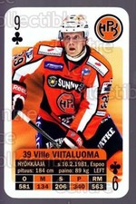 2013-14 Finnish SM LIIGA Playing Card #22 Ville Viitaluoma