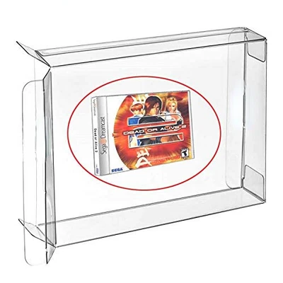 5 x прозрачный защитный чехол дисплей для SEGA Dreamcast CD PlayStation (PS1) игры - Изображение 1 из 4