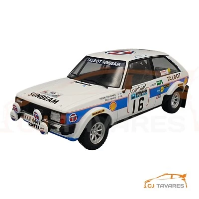 ALTAYA TALBOT SUNBEAM #16 HENRI TOIVONEN - PAUL WHITE RALLY RAC 1980 1/18 - Immagine 1 di 3