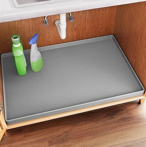 under Sink Mat for Kitchen Waterproof 34 X 22 Cabinet Liner Shelf and Counte - Picture 1 of 4