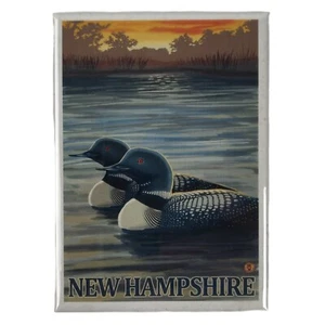 New Hampshire Ducks Fridge Magnet 3.5x2.5 USA Made  - Picture 1 of 5