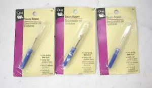 Lot Of 3 Dritz 608 Seam Ripper Small Long Lasting Fine Blade Safety Ball - Picture 1 of 4
