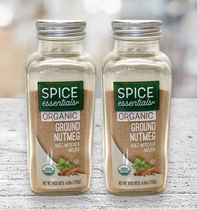 2 Spice Essentials Organic Ground Nutmeg 4.88.oz Each - Picture 1 of 2