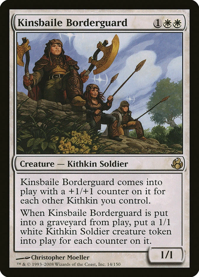  Kinsbaile Borderguard Morningtide English  Mtg Magic (Mint-Nm) - Image 1 of 1