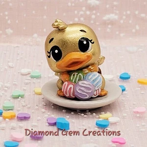 Hatchimals Colleggtibles - CUSTOM Golden Duckle/Duck/gold lynx cookie desert - Picture 1 of 1