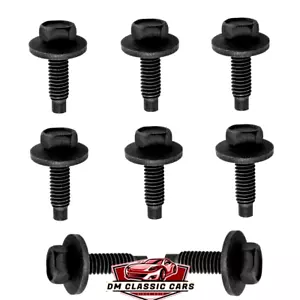 ¡PERNOS DE ANCLAJE PARA ORUGAS DE ASIENTO! Ford Mustang Torino Fairlane Bronco F150 etc, 8 pernos - Imagen 1 de 4
