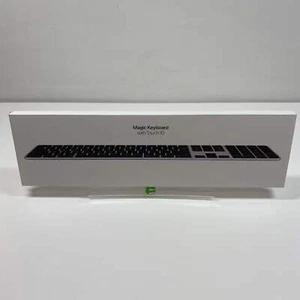 Apple Magic Keyboard with Touch ID and Numeric Keypad Black MMMR3LL/A - Picture 1 of 5