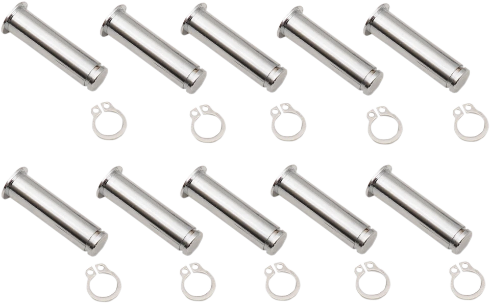 Kit de pin/clip pivote Drag Specialties cromado 0617-0195 Foto 1 de 1