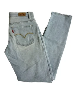 Youth Girls Levi’s Size 14 Reg Boyfriend Distressed Jeans With Adjustable Waist - Picture 1 of 12