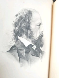 Old The Works of Alfred Lord Tennyson  1898, Hardcover Antique Fine Binding - Foto 1 di 15