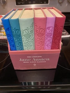 The Complete Jane Austen Word Cloud Classics 6-Book Box Set ~ Lovely! - Bild 1 von 6