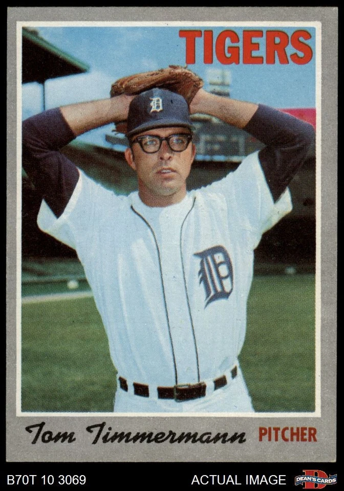 1970 Topps #554 Tom Timmermann Tigers 6 - EX/MT - Image 1 of 1
