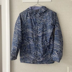 Columbia Rain Coat Jacket Girls Large Blue - Picture 1 of 4