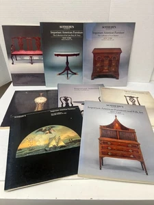 SOTHEBYS NY Auction Catalogs (8) Fine American Furniture Folk Art - Bild 1 von 10