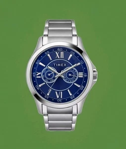 Timex TW2T44300 Men's Quartz Blue Dial Calendar Multi Blue Dial Watch NEW IN BOX - Picture 1 of 10