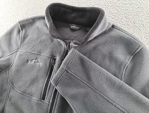 Eddie Bauer Fleece Jacket Mens XL Gray Outdoor Classic 200 Weight Mock Neck NWT - Picture 1 of 13
