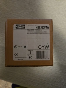 Hubbell, HBL320P4W Watertight Plug, 20A, 125VAC, 2 Pole, 3 Wire - Picture 1 of 5