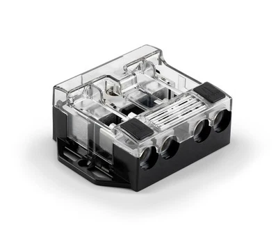 JL AUDIO XD-FDBU-4 MAXI Fused Power Distribution Block 4-Way 1/0,4,8 Gauge New - Image 1 of 4