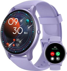 Smartwatch Damen mit Telefonfunktion Armbanduhr für Smartphone Smartuhr Geschenk - Bild 1 von 8