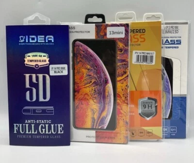 2X Tempered Glass Screen Protector For iPhone 14 13 12 11 Pro Max Mini XS X XR - Image 1 of 4