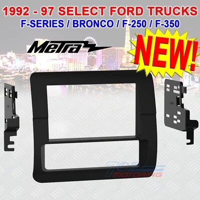 KIT DE TABLERO DE INSTALACIÓN DE COCHE METRA 95-5701 PARA CAMIONETAS FORD SERIE F/BRONCO 1992-1996 Foto 1 de 2