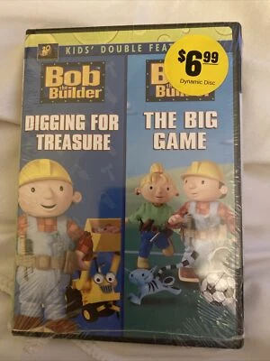 Bob the Builder Double Feature DVD Digging for Treasure & Big Game 2004 2007 HiT - Image 1 of 4