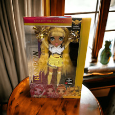 Rainbow High Cheer Sunny Madison  Yellow Cheerleader Fashion Doll with Pom Poms