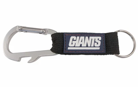 NFL New York Giants Carabiner Keychain with Bottle Opener New with Tags Cover