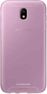 SAMSUNG Custodia Originale GALAXY J3 2017 J330F Jelly Cover Silicone Gomma rosa - Immagine 1 di 2