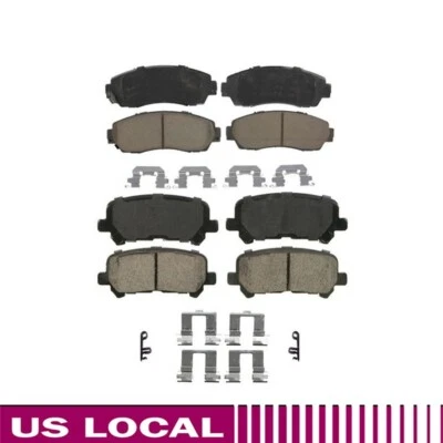 8X Para Honda Odyssey 2011-2014 15 16 2017 Kit Pastillas Freno Cerámicas Delanteras y Traseras Foto 1 de 4