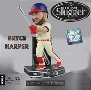 Bryce Harper Philadelphia Phillies 2021 Silver Slugger Bobblehead NIB IN HAND!!
