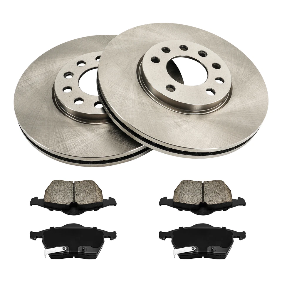 Front Disc Rotors Brake Pads for Saturn LW1 Base Wagon 4-Door 2000 - Image 1 of 4