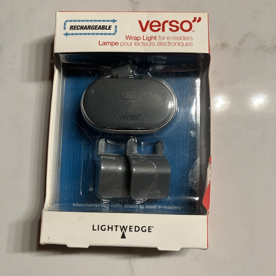 Lightwedge Verso Rechargeable Wrap Light For E-Readers Brand New In Box. - Image 1 of 2
